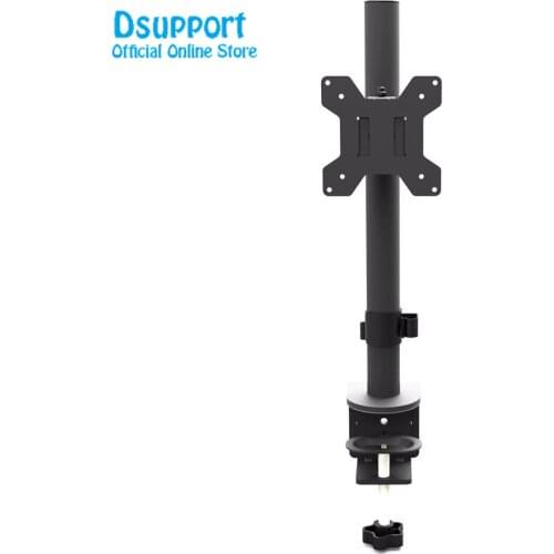 Fully Adjustable Single Arm LCD LED Monitor Stand Desk Mount Bracket for 13"-27" Screen Max VESA 100x100 MD6401