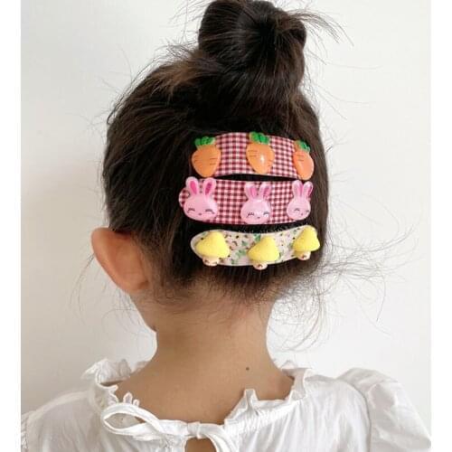 3pcs/Set New Girls Cute Cartoon Broken Hair Finish Tools Headband Children Sweet Hair Decorate Headwear Fashion Hair Accessories