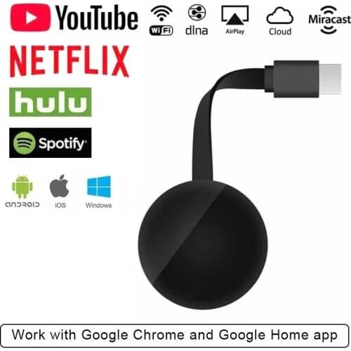 TV Stick 5G Wifi 1080P G7S Display Receiver For Mirror Screen Anycast TV Receiver Miracast TV Dongle For Ios Android