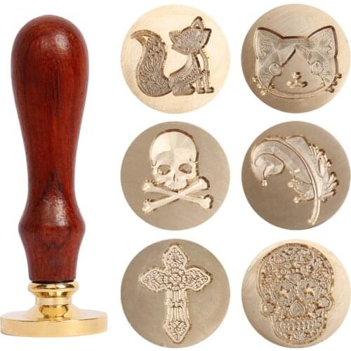 Retro Wax Seal Wood Stamp Classic Sealing Wax Seal Stamp Ancient Seal Post Decorative Antique Vintage DIY Stamp Gifts Decorative