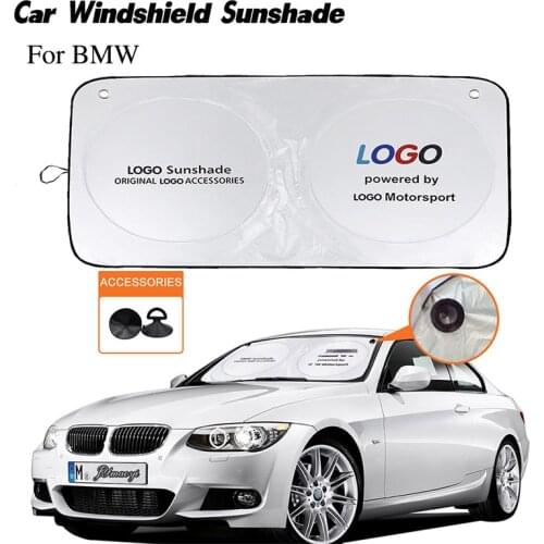 Car Sun Shade Protector For BMW x1 x3 x4 x5 x6 i8 Auto Front Window Sunshade Covers UV Protection Interior Windshield Sunshade