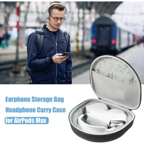 Earphone Storage Bag Headphone Nylon Carry Case for AirPods Max Speaker Audio Waterproof Drop-Proof Storage Bag