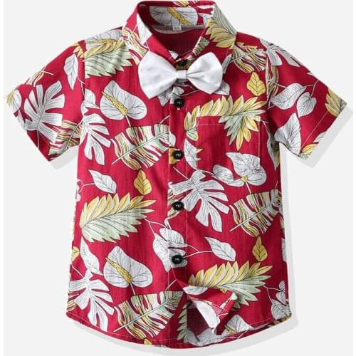 TZEEWA Boys' Short Sleeve Shirts