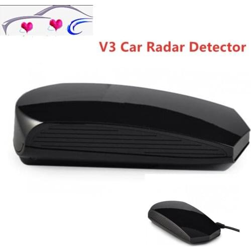Universal V3 Car Radar Detectors car electronics anti radar car detector Voice Alarm Support Russian English language