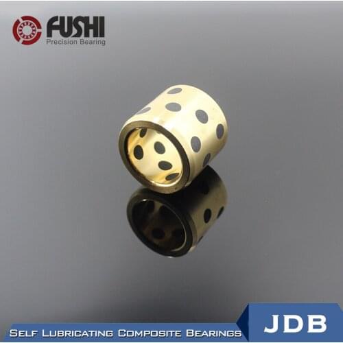 JDB Solid Lubricating Bearing Bushing JDB081208 JDB081008 JDB081015 JDB081010 JDB1020 JDB081012 ( 4 Pcs ) JDB Bearings