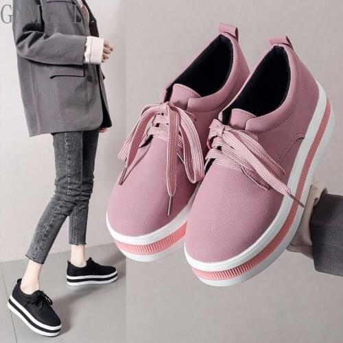 Spring Autumn Women Sneakers Flat on Platform Shoes Striped Thick Sole Casual Shoes Woman Flats Black Green zapatos mujer 8909L