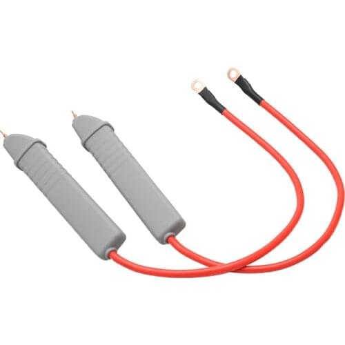 1Pair Handheld Spot Welder Pen Alumina Copper Welding Pin 40cm 10AWG Wire for 18650 Battery DIY Point Solder Machine Accessories