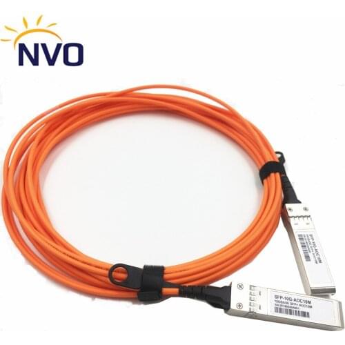 2PCS/Lot 10M Length 10G Active Optical Cable AOC OM2 OM3 SFP+ direct link High Speed Transmission Compatible with Cisco Huawei
