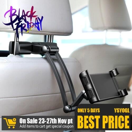 Car Back Seat Tablet Holder Stand Car Interior Headrest Mount Holder for Tablet Phone