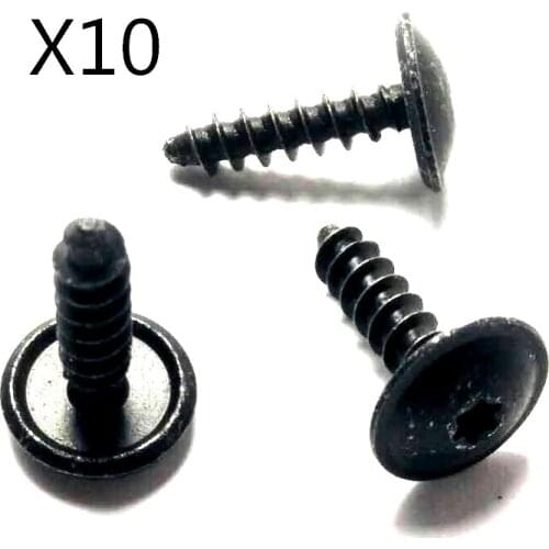 FOR AUDI VW SEAT SKODA FOR PORSCHE WHEEL ARCH SPLASH GUARD TORX SCREW x10 NEW SET N90775001 / N90648702 / N077501