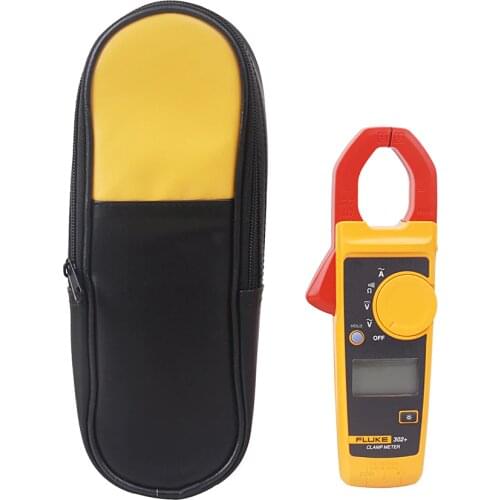 Fluke 302+ Digital Clamp Meter AC/DC Tester With Ohm, Continuity Measurement + soft Carry Case