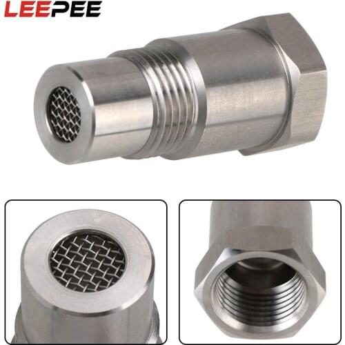 LEEPEE M18X1.5 Oxygen O2 Sensor Engine Light Eliminator Adapter Exhaust Gas Oxygen Sensor Car Fix Check Automobiles Sensors