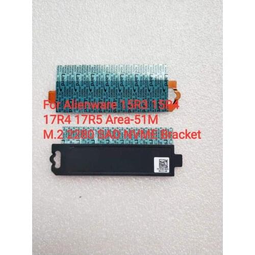 M.2 2280 SSD Plate PCIE NVME NGFF drive cooling vest Bracket For Dell ALIENWARE AREA-51M AREA M51 15 R3 R4 17 R4 R5 3N3W3 03N3W3
