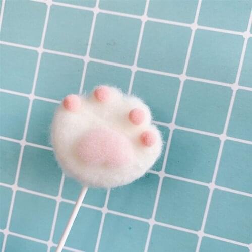 1pc Cute Cat Footprint Cake Topper Birthday Cake Topper for Kids Birthday Party Cake Decorations