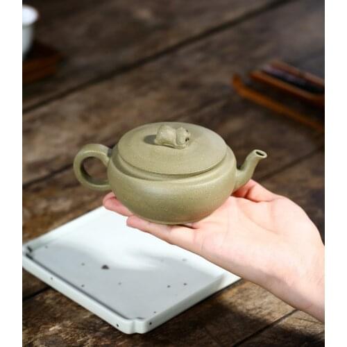 Da Kou Han Feng China Kettle Ceramic Teapot For Tea Puer Oolong Tea Set Handmade