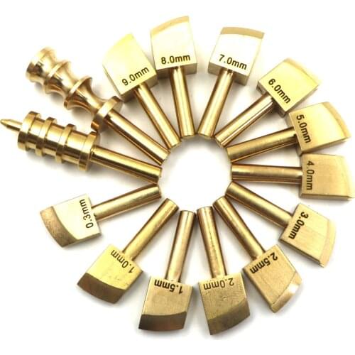 Electronic Edge Creasers Lineer Edge Device Tips Brass Head Soldering Iron Tip for Leather Craft DIY Tool Sets