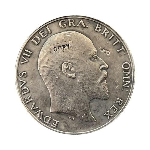 United Kingdom 1903 1/2 Crown- Edward VII copy coins