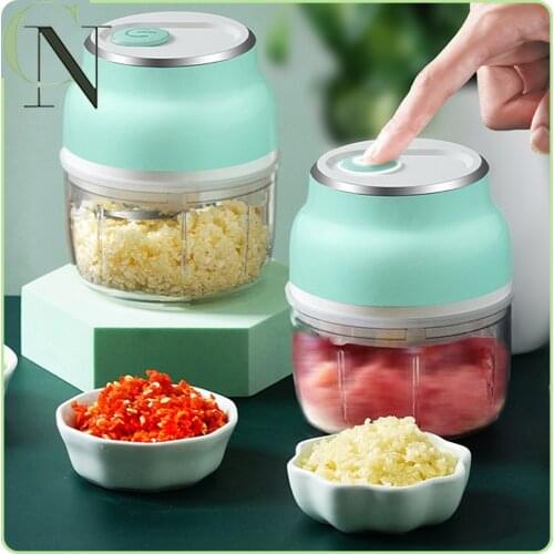 Kitchen Vegetable Chopper Electric Food Chopper Garlic Masher Garlic Crusher Vegetable Food Grinder