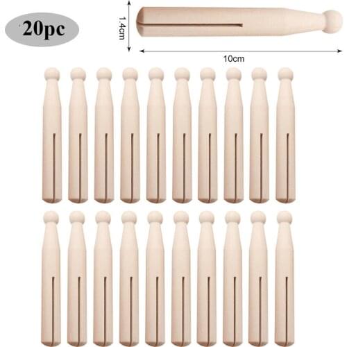 Free ship 20pc Wooden Peg dolls Man Women Set Wood Art Craft DIY Toys Material Kits for Children Adult Painted doll Pressure