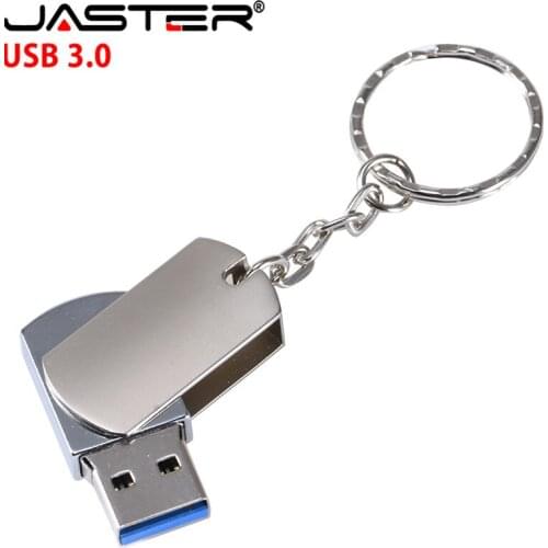 JASTER laser custom metal flip USB 3.0 memory stick usb flash drive 128GB 64GB 16GB 32GB 4GB pendrive (more than 10 free logos)