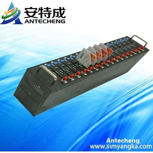 Factory good quality IMEI change 3g 16 port modem pool SIMCOM5360 bulk sms marketing 16 port 3g modem pool