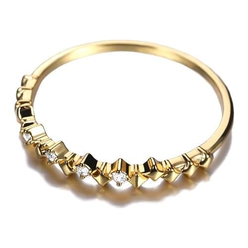 Fashion Crystal Inlaid Row Z-Ring Silver Color Ring Classic Ring Female Wave Shaped Ring Simple and Versatile Style Gift 2021