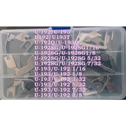 NO:4 SET FOOT16 Presser Foot FEET for Industrial Sewing Machine Brother Juki for Mitsubishi Nakajima Rex Singer Siruba Toyota