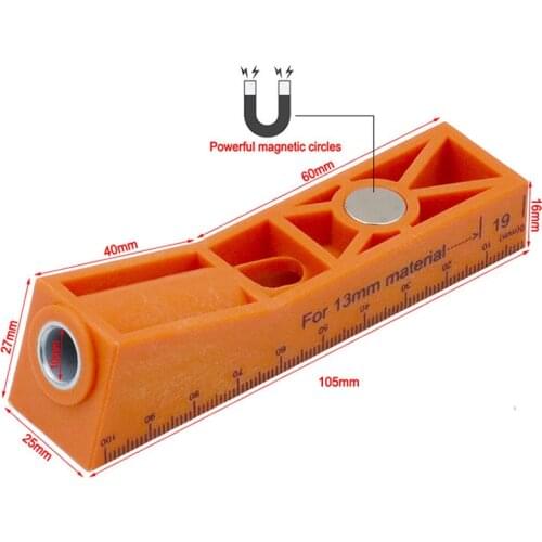 10mm Drilling Holes Guide Oblique Hole Locator Positioner Drilling Bits Clamp Woodworking Kit Woodworking Hole Opener Locator
