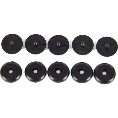 10Pcs 15mm POM Nylon Seat Belt Buckle Stopper Retainer Fasteners Stop Buttons For Lada Opel Renault Corolla