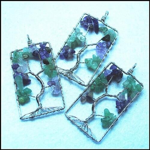 New gem stone pendants metal parts jewelry finding and jewelry accessories size 30x50mm silver and golden colors