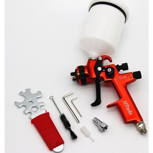 New HVLP Spray Gun Car Paint Gun 600cc Tank Gravity Spray Gun With 1.3mm Nozzle, Car Aerografo Professional Car Surface Coating