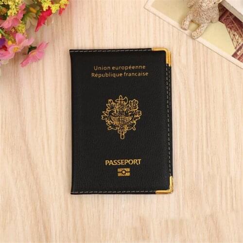 Fashion Passport Cover France Original Edition Passeport Covers for Francais Travel Pasport Etui Passeport France Card Holder