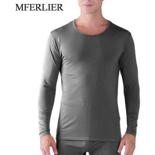 Autumn winter fleece men underwear 5XL 6XL 7XL 8XL 9XL Bust 160cm Plus size warm undrewear men