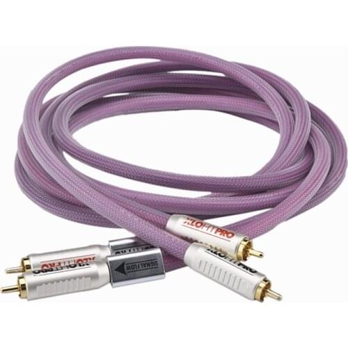 QINCROWN Pair XLO HTP1 PRO Audio RCA Cable HIFI Gold Plated RCA Plug CD Amplifier Player Speaker RCA Interconnect Signal Cable