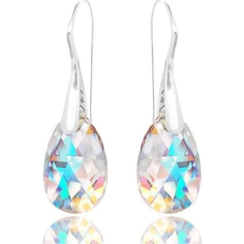 Water Drop Earrings Women New Fashion Color Piercing Dangle Earrings Wedding Jewelry Girl Gift Trendy Alloy Exquisite Earring
