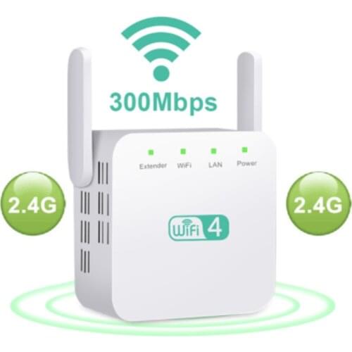 300Mbps WiFi router wifi repeater Range Extender Signal Booster 2 Antenna Full house cover expander router Repeater