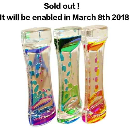 Floating Color Mix Illusion Liquid Motion Visual Slim Oil Glass Acrylic Ornament Home Decorations Birthday Xmas Gift A1