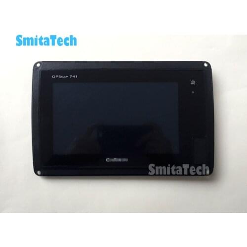 LCD display panel Touch Screen Digitizer ,with frame ,7 inch for Garmin GPSMAP 741 Chartplotter Sounder GPS Fishfinder Scanning