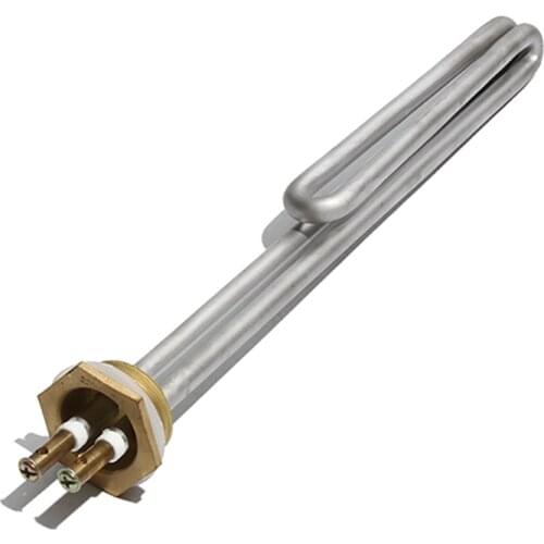 1 Inch/DN25 Copper Thread 201SUS Heating Tube for Sauna Steem Engine 1KW/2KW/3KW/4KW High Temperature Electric Heater Element