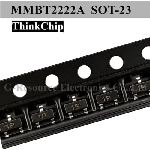 100pcs) MMBT2222A SOT-23 MMBT2222 2N2222A 2N2222 SOT23SMD NPN Signal transistor Patch triode (Marking 1P)