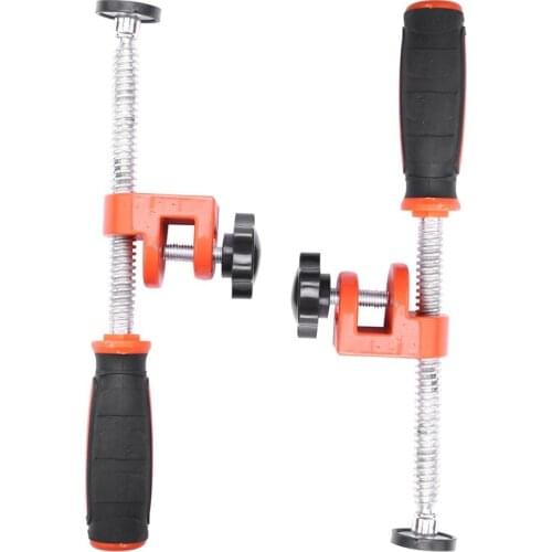 2Pcs Woodworking Edge Clamp F Clamp Quick Clamp Function Expansion Auxiliary Tool Fixing Clamp