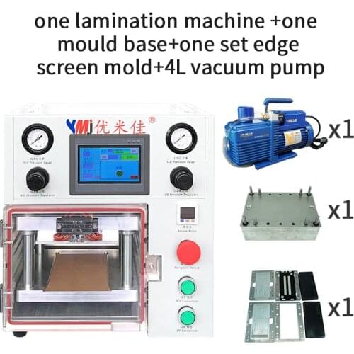 2019 ymj newest lcd oca vacuum lamination machine for samsung s10 plus