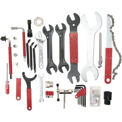 44pcs/box Bicycle Tool Set Carbon Steel Repair Kit Super Equipment Toolbox Repair Tool Mountain Bike Equipment General Bicycle