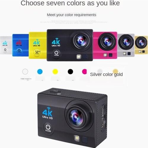 4K Sports Camera Remote Control Version Q3HRWIFI Portable Suitable for Waterproof Diving Camera Selfie Travel Outdoor Sports