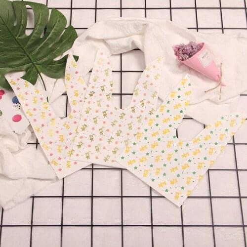 50pcs Baking Biscuit Bags Flowers Pattern Candy Gift Packaging Bag Socks Flower ea Moon Cake Kitchen Organizer Storage Bag