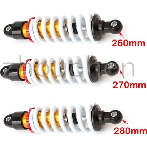 260 mm 270 mm 280 mm 10 inch shock absorber rear suspension, suitable for motorcycle dirt pocket bike quad bike