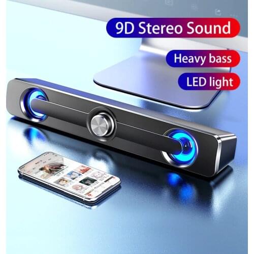 LED Altavoces Bluetooth Speakers Soundbar TV Caixa De Som Amplificada Subwoofer Alto-falantes Barre De Son pour tv Home Cinema