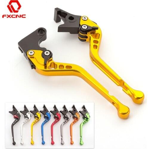 CNC Aluminum Adjustable 3D Motorcycle Brake Clutch Handle Levers Long and Short For Yamaha FZ6R FZ6 R FZ6 R 2009 - 2015 2009