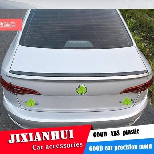 For J etta Spoiler 2019-2020 Volkswagen J etta xK High Quality Spoiler ABS Material Car Rear Wing Primer Color Rear Spoiler
