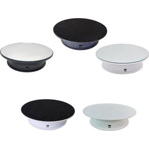 2 Speeds Electric Turntable Display Stand Noiseless Rotating Table Watch Jewelry Holder Multifunctional for Photography